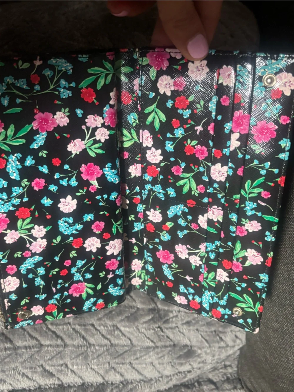 Kate Spade Gardner Street Greenhouse Floral Shawn Wallet Clutch Organizer